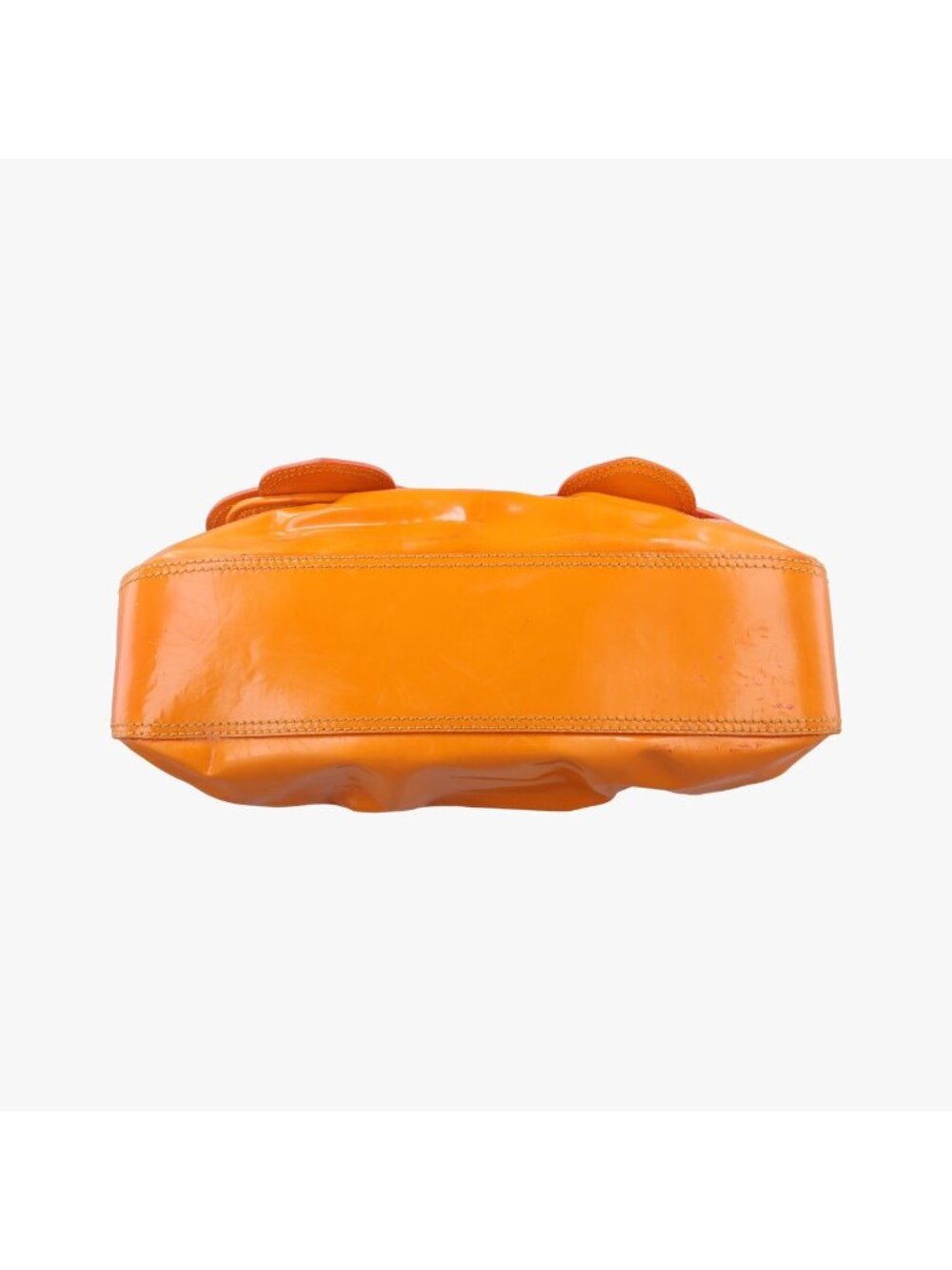 ★SOLD★ Fendi b Bag Orange Patent - Picture 3 of 15